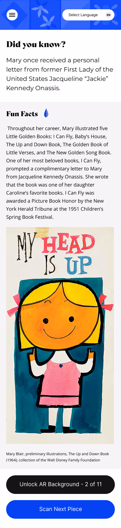 Mary Blair artwork scan illustrating her impact