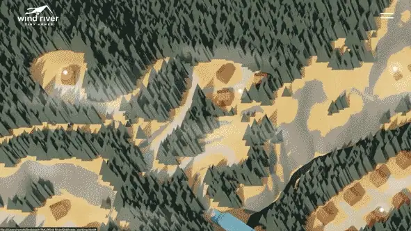 Early map interface exploration.