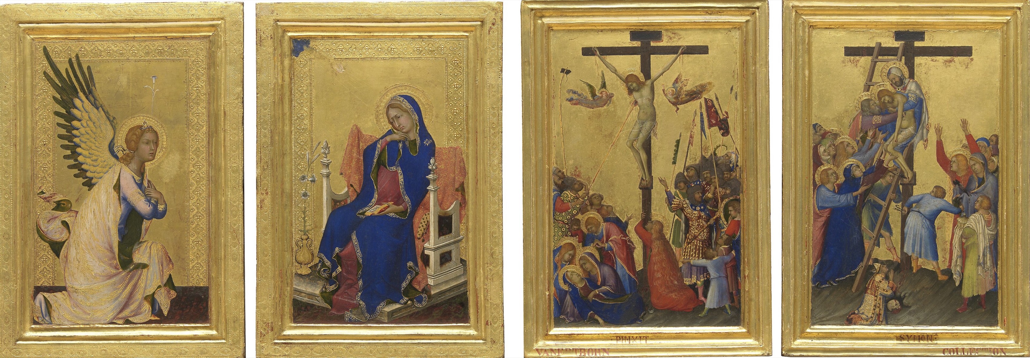 Sawn crosswise by the picture market